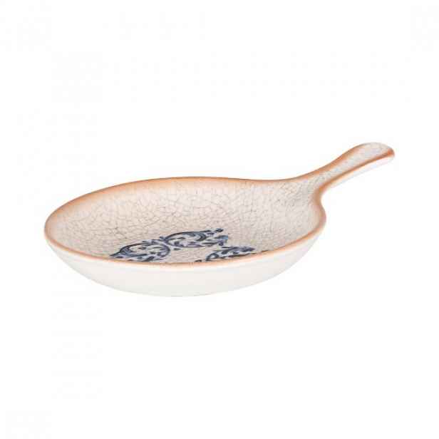 Servírovací talíř, s rukojetí, porcelán, 16 cm, "Laudum" - Bonna