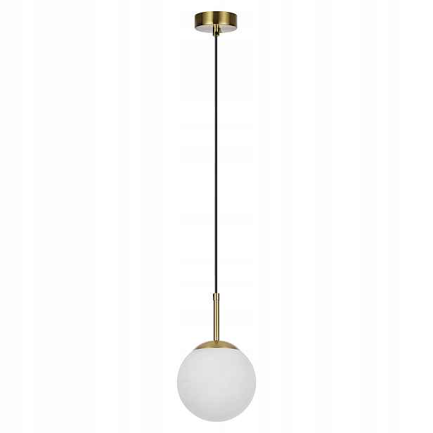 Závěsné skleněné svítidlo Dorado Light Prestige zlato-bílé E14