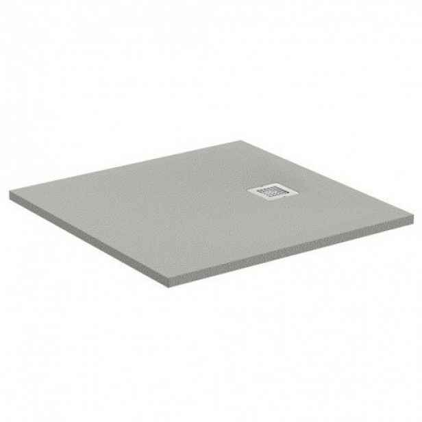 Sprchová vanička čtvercová Ideal Standard Ultraflat S 90x90 cm litý mramor šedá K8215FS
