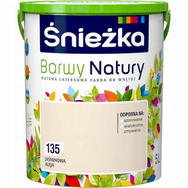 Barva na stěny Barvy přírody 5 l 135 Jasmínová alej