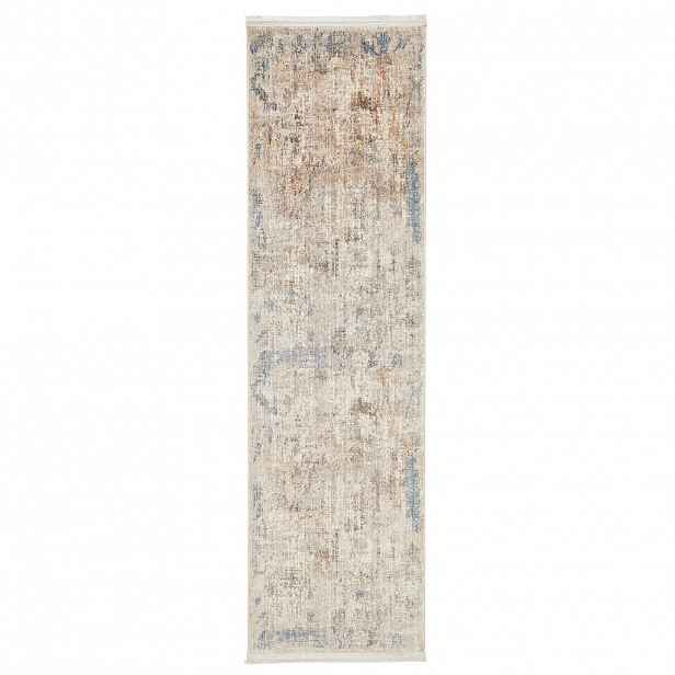 Novel BĚHOUN, 70/240 cm modrá, béžová