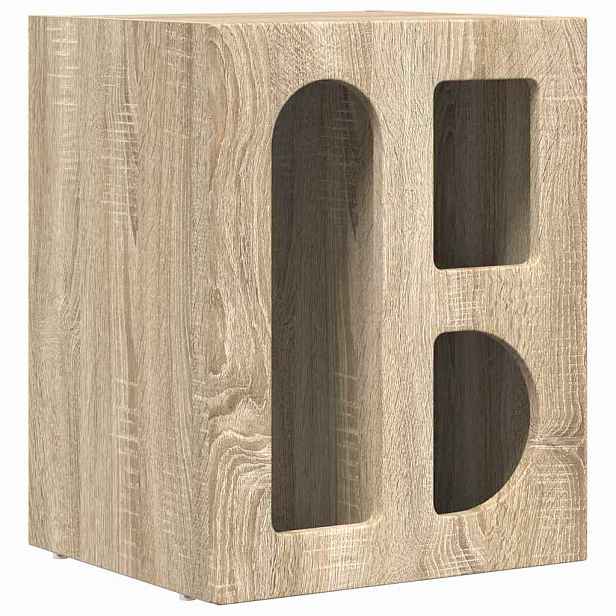 vidaXL Noční stolek ELST Sonoma dub 40 x 35 x 50 cm Kompozitní dřevo