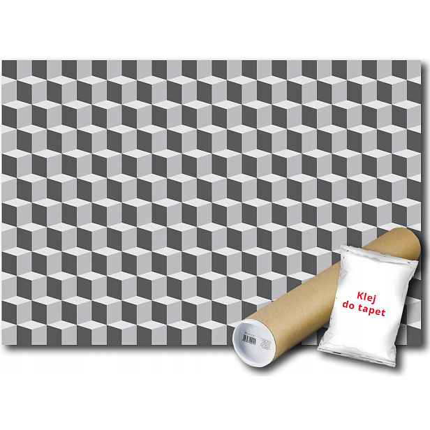 3D Kostky Fototapeta 10B V8 368x254 F2261