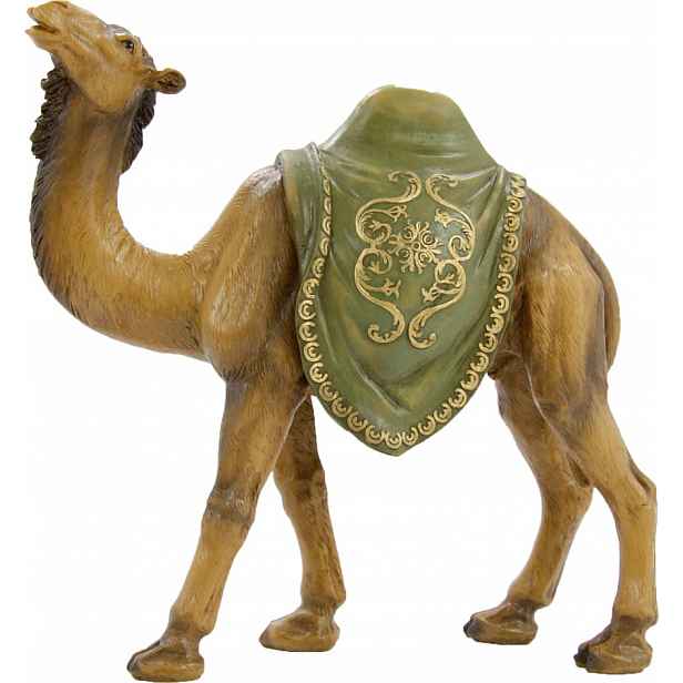 Krásný stojící velbloud výška 25 cm, pro figurky o výšce 19-20 cm