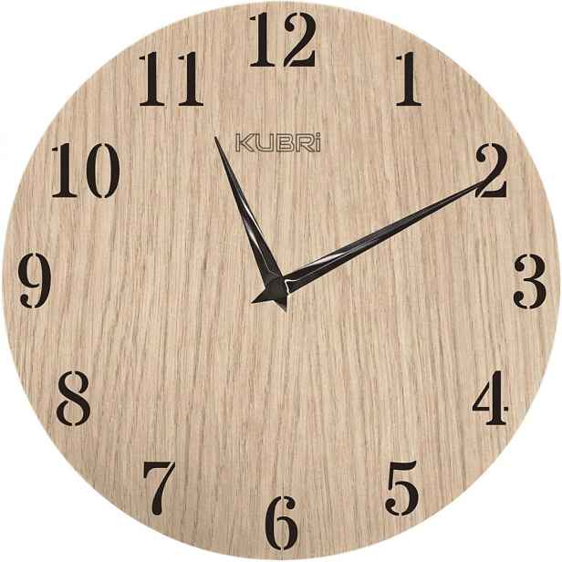 KUBRi KU3011 - 10 cm hodiny od českého výrobce s tichým chodem