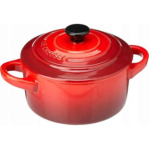 Le Creuset Mini Cocotte 4KS 200 ML Kamenina Třešeň Elegantní
