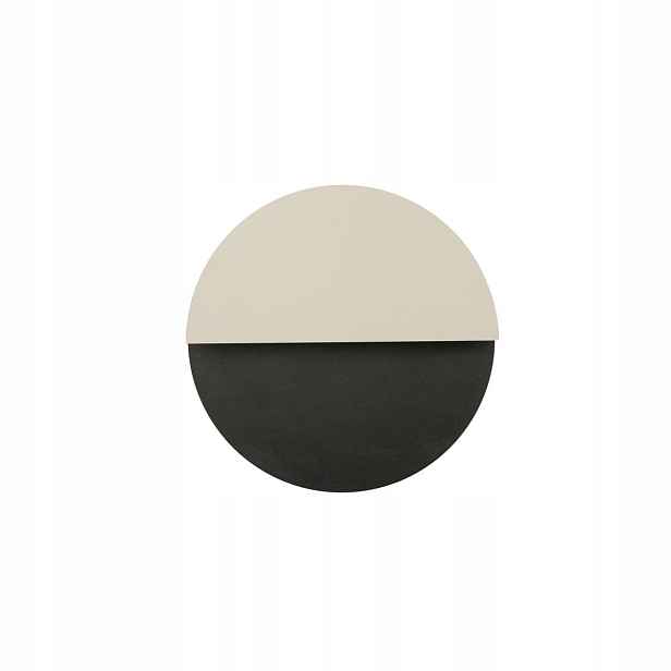 Nástěnné svítidlo Černá lampa Luna Led 7W 350lm Sigma Lighting 26 cm