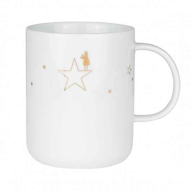 Räder Bílý porcelánový hrnek GOLDSTAR