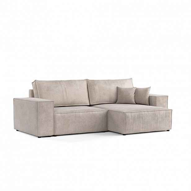 AltaBeds ROHOVÁ SEDAČKA CAVO, textil, Béžová
