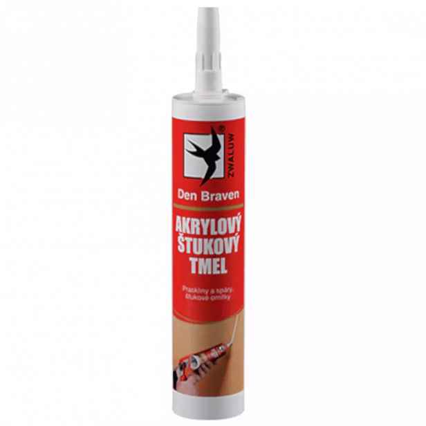 Akrylový tmel štukový Den Braven bílý 310 ml