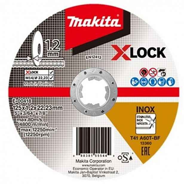 Makita - Řezný kotouč na nerezovou ocel 125x22,23 mm E-00418