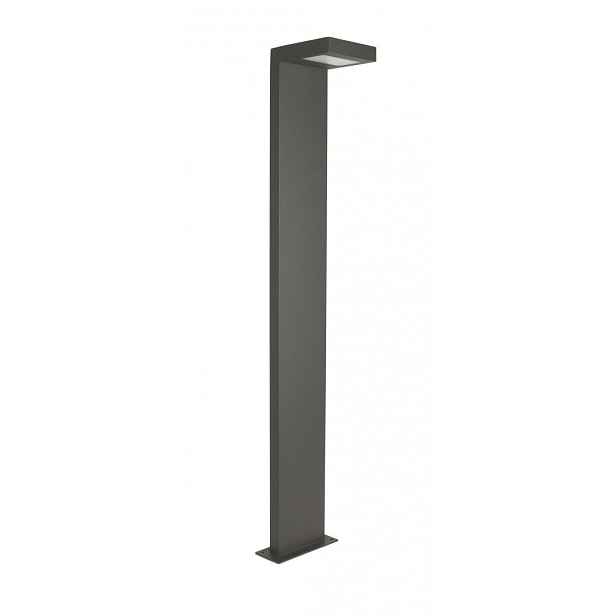 Zahradní lampa Led sloupek 78 cm 10 W IP54 Tmavě šedá Karo Su-ma