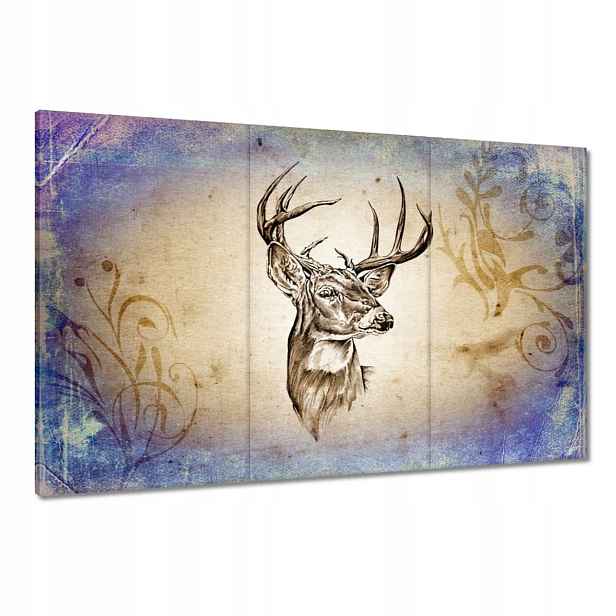 Obrazy 120x80 Hlava jelena