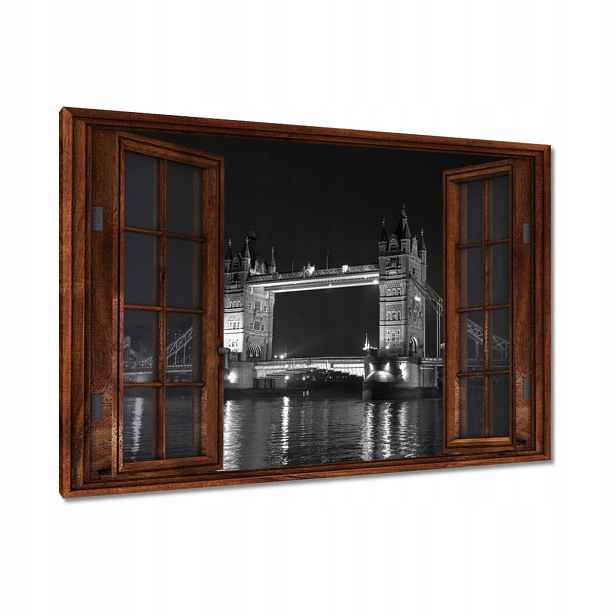 Obrazy 90x60 ČernobílýTower Bridge