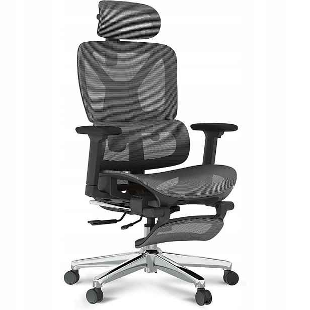Ergonomická kancelářská židle C7DG-Lite-Pro-V2, tmavě šedá