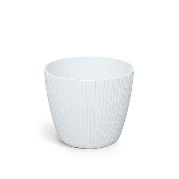 Prosperplast Květináč LAMIE bílý, varianta 17,8 cm
