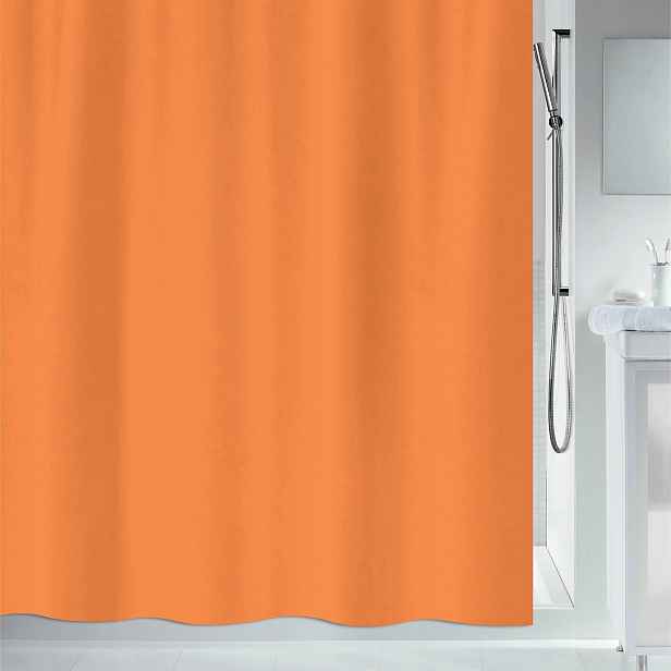 Spirella sprchový závěs Primo, oranžový, 180 x 200 cm, polyester