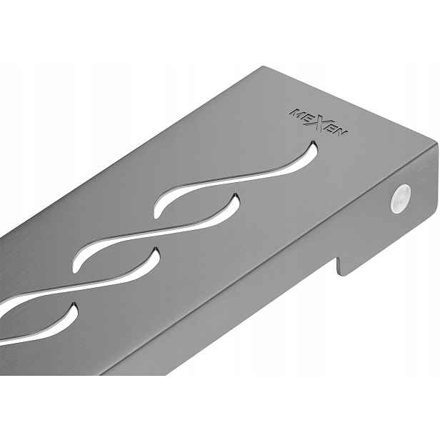 Mexen Flat M18 krycí rošt pro sprchový žlab 50 cm, broušená gun gray (tmavě šedá) 1E23050