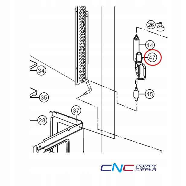Panasonic ACXB05 01350 ACXB05 01080 expanzní ventil klimatizace