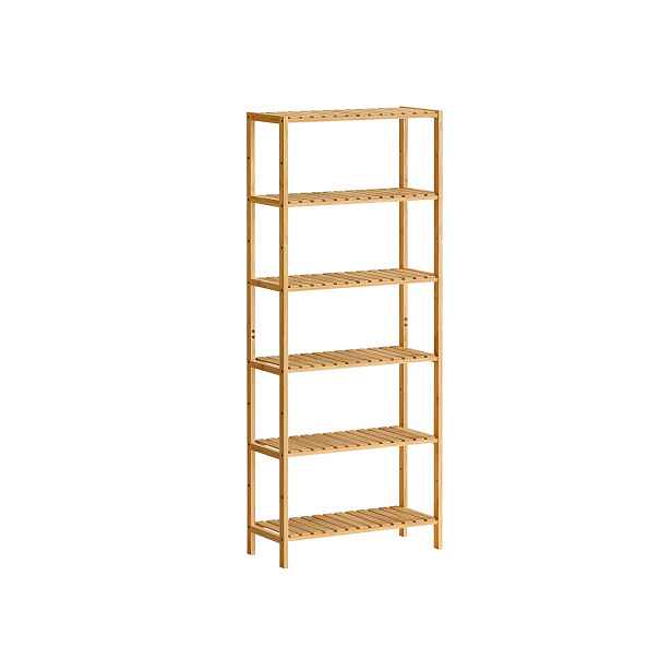 SONGMICS Bambusový regál Coudy 60 cm hnědý