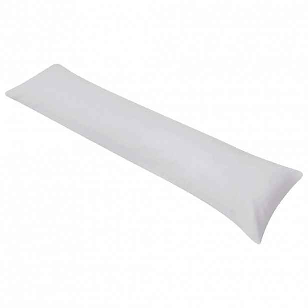 vidaXL Polštář pro spaní na boku, 40 x 145 cm, šedý