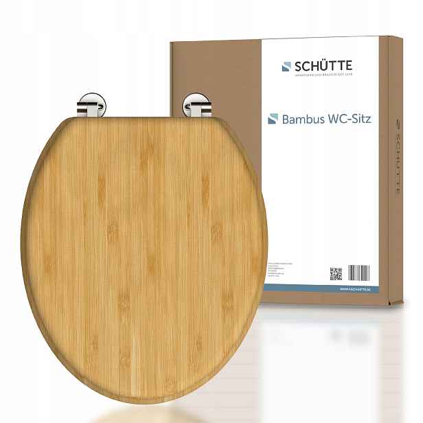 Wc sedátko Schütte Bamboo hnědé dřevo