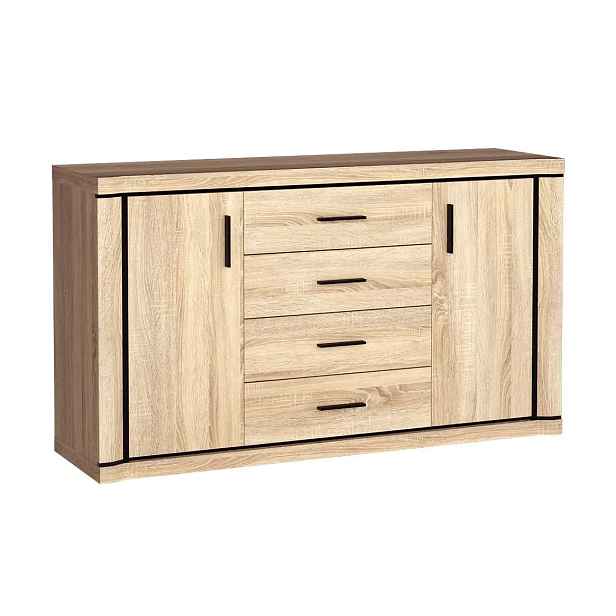 Casarredo Komoda DALLAS D-1 dub sonoma