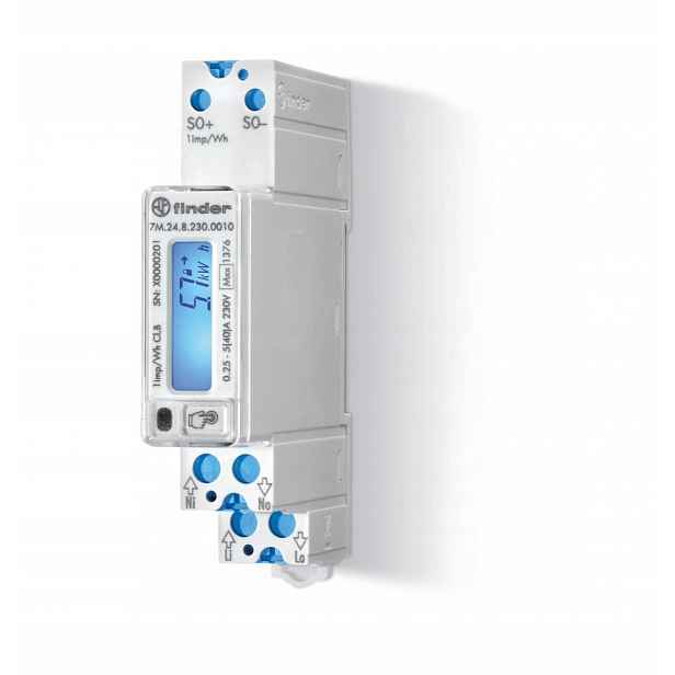 Jednofázový obousměrný elektroměr s LCD displejem 7M2482300010