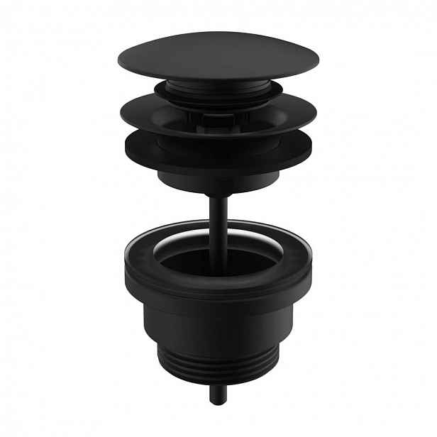 Laufen - Umyvadlová výpusť, Click-clack, matná černá H3709890811041