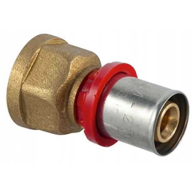 Přímý Konektor Pro Trubky Pex Vnitřní Závit 1,1/2" x 50 mm Lisovaný Konektor Vnitřní Závit Tdm Brass