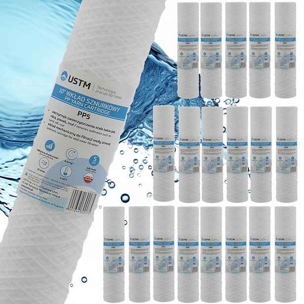 Vložka do vodního filtru s provázkovou filtrační vložkou 10" 5 mikronů Ustm