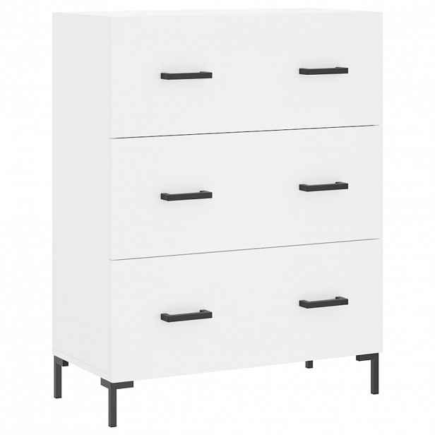vidaXL Příborník bílý 69,5 x 34 x 90 cm kompozitní dřevo