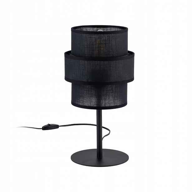Černá stolní lampa Calisto Metal Plast E27 38 Cm Kabinet Tk Lighting
