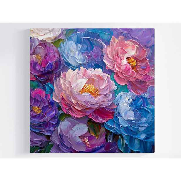 Obraz Na Plátně Canvas Příroda Květiny Pivoňky Kytice 50x50