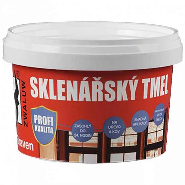 Sklenářský tmel 0,5 kg kelímek