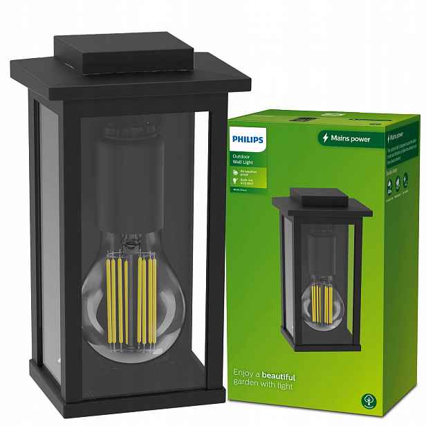 Zahradní Led lampa Fasádní nástěnné svítidlo Mirth E27 IP44 Lucerna Philips