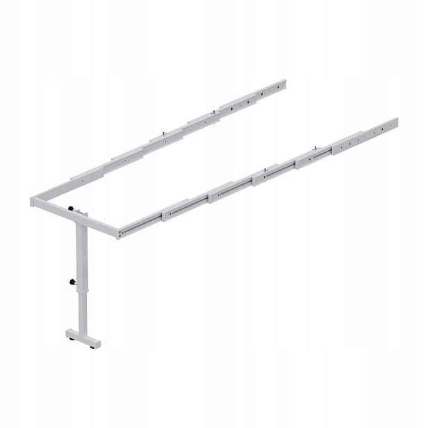 Rozkládací stolní systém s nohou 800 Bílý Starax S-2147-W