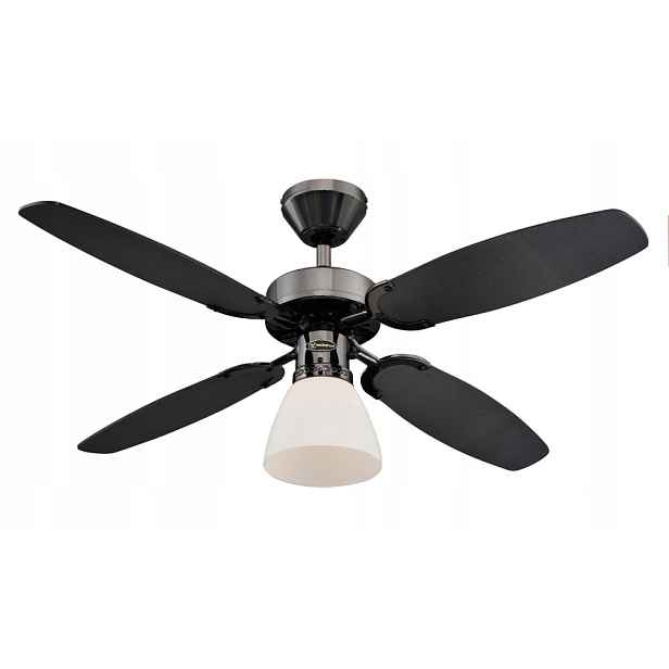 Ventilátor Stropního Větráku Lampa Capitol černá