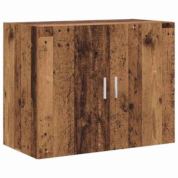 vidaXL Nástěnná skříňka Staré dřevo 80 x 42,5 x 64 cm Kompozitní dřevo
