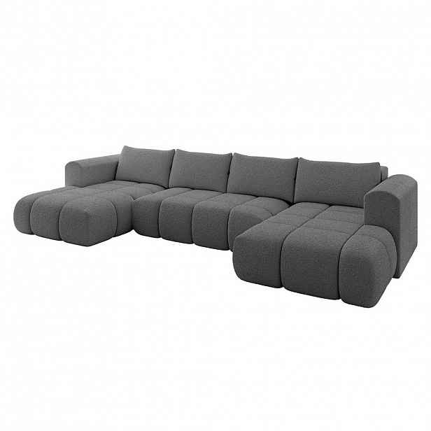 ALTDECOR SEDACÍ SOUPRAVA CLOUD-U 405x185x90 šedá buklé