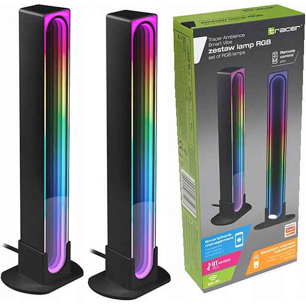 Led Stojací Lampy Tracer Na Herní Stůl Rgb Tuya Smart Life 2ks
