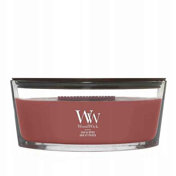 Svíčka Hearthwick Silk & Spice WoodWick
