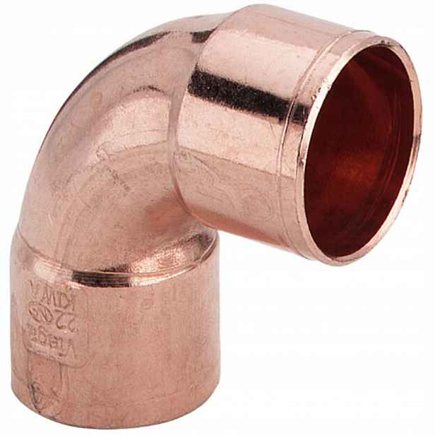 Měděné Koleno 90 Stupňů Pro Pájení 42 MM Viega