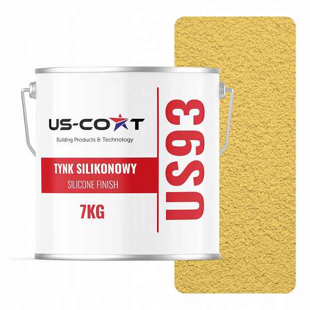 Silikonová Fasádní Omítka Citronová F624 7KG Beránek Granulace 1.5mm