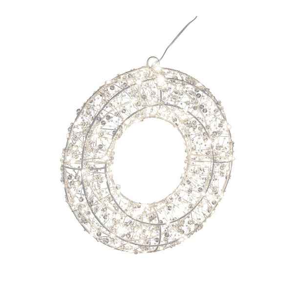 Svítící věnec ø 28 cm Ellary – Bizzotto