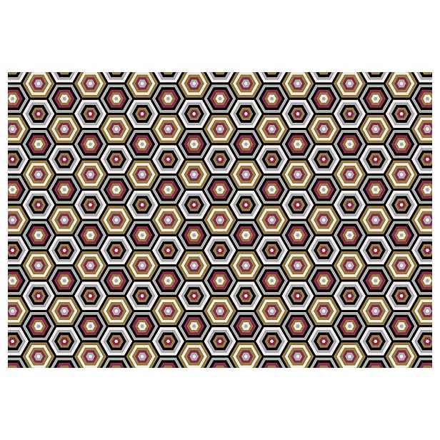 Fototapeta Geometrické šestiúhelníky mozaika moderní design 416x254 lepidlo