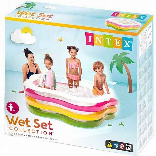 Intex Bazén brouzdaliště měkké dno hvězda 185 x 180 cm 56495