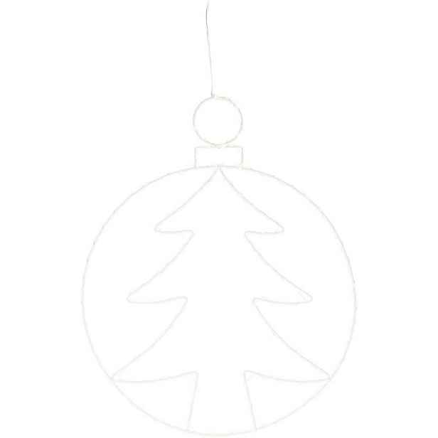 Vánoční závěsná LED dekorace Kerstball Tree 250 LED, 48 cm
