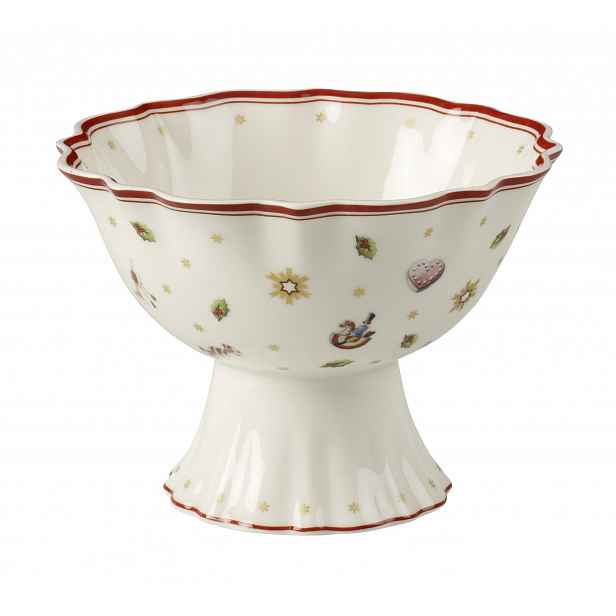 Villeroy & Boch Toy´s Delight vánoční miska na noze, 15 cm