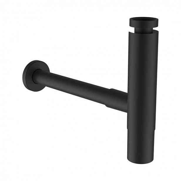 Laufen - Designový sifon, matná černá H3749800810001